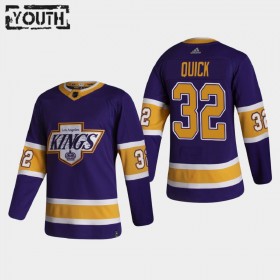 Lasten NHL Los Angeles Kings Pelipaita Jonathan Quick 32 2020-2021 Reverse Retro Authentic